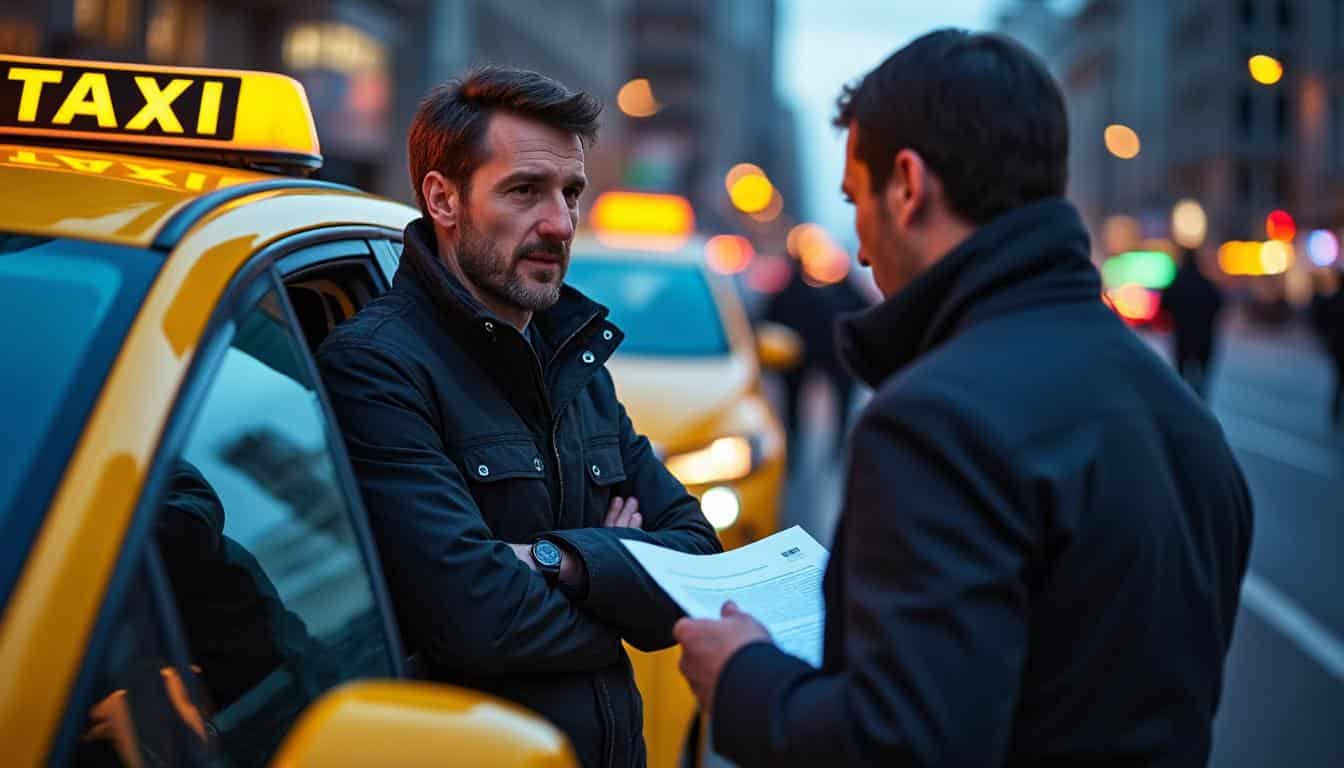 Illustration: Pourquoi une assurance dédiée est-elle essentielle pour l’activité des taxis ?