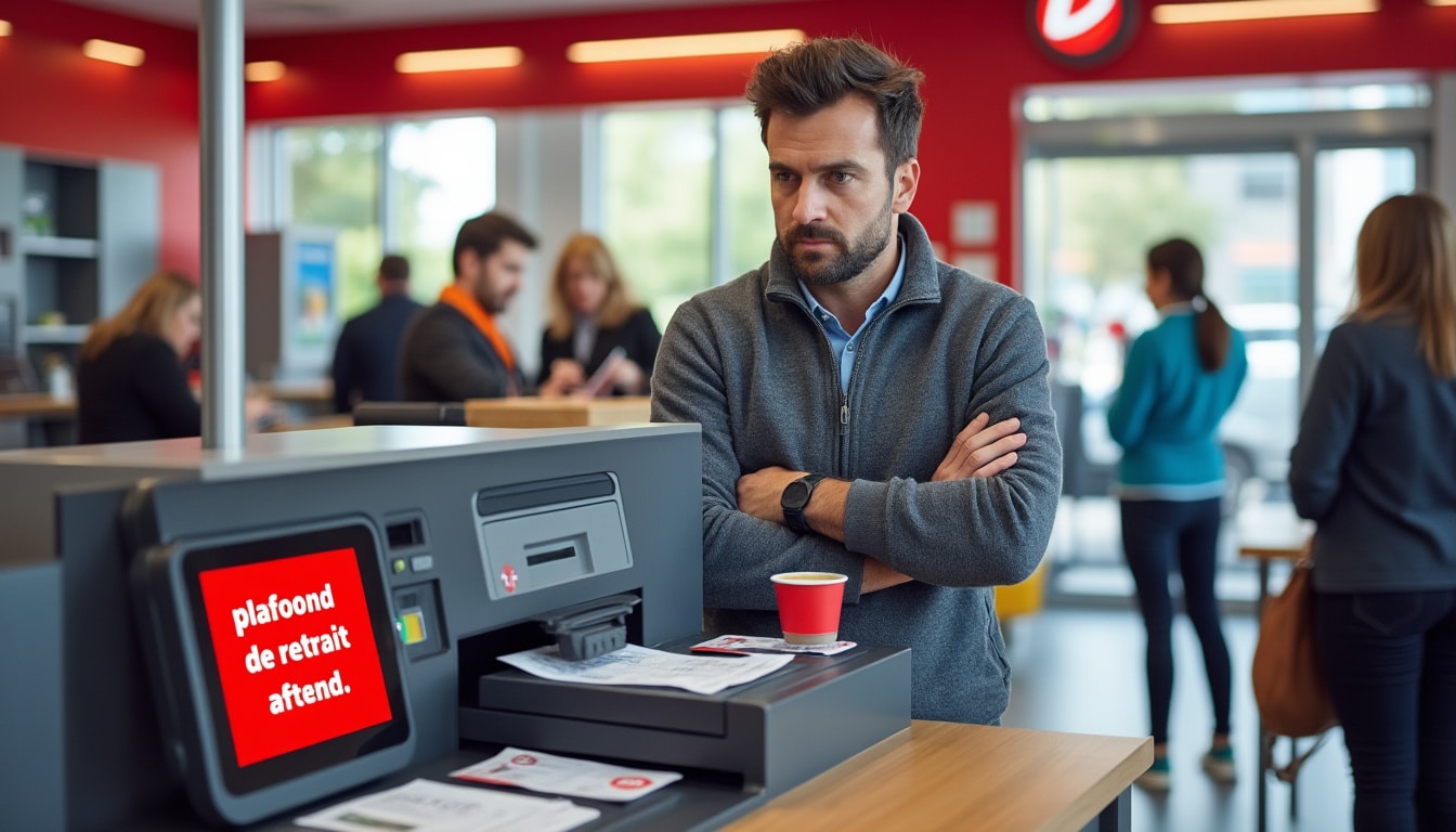 Illustration: Décrypter les limites de retrait à la Banque Postale : ce que vous devez savoir